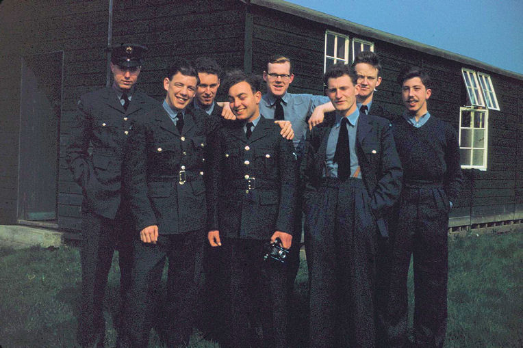 Fellow students in 1959 at R.A.F. Locking
